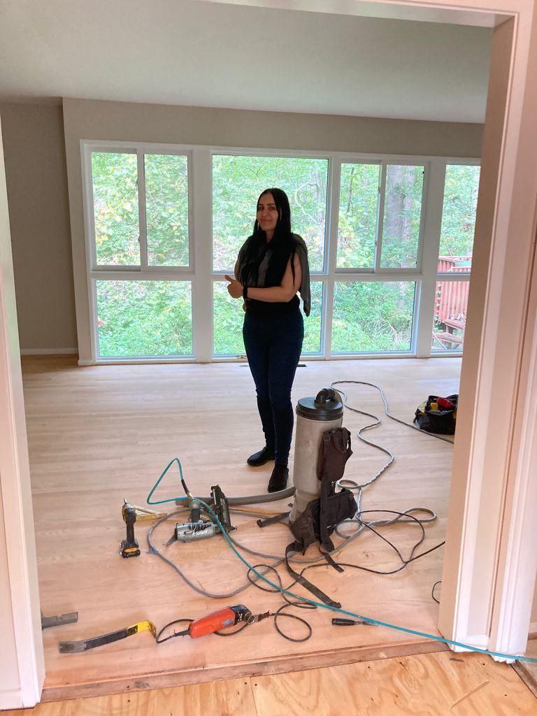 Living Space Renovation In Progress