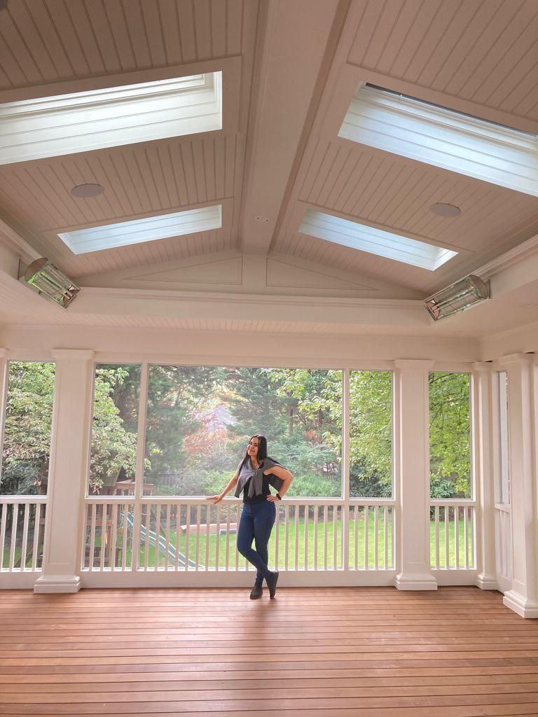 Sunroom Build-Out & Hardwood Flooring